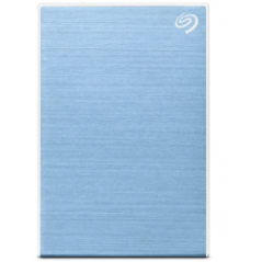 Seagate One Touch With Password 4TB External Portable Hard Drive - Light Blue