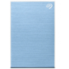 Seagate One Touch With Password 4TB External Portable Hard Drive - Light Blue