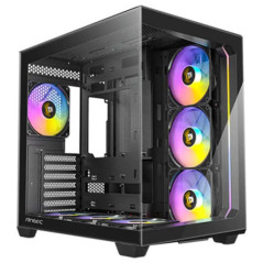 Antec C5 ARGB ATX, mATX Seamless Edge to Edge, Black, 270 degrees, 7x ARGB + PWM Controller, 4090 Back Connect, USB-C, Dual Cham