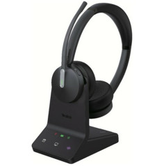 Yealink (WH64-Mono-Teams) Microsoft Teams Certified DECT/Bluetooth Wireless Headset, Mono, with Base Station/Carrying bag