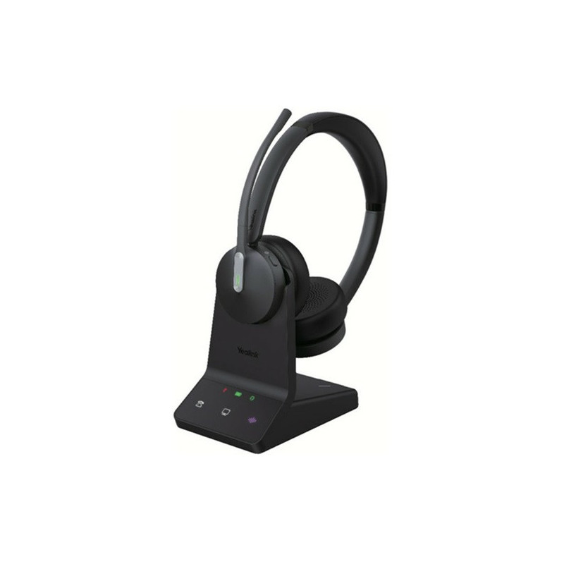 Yealink (WH64-Mono-Teams) Microsoft Teams Certified DECT/Bluetooth Wireless Headset, Mono, with Base Station/Carrying bag
