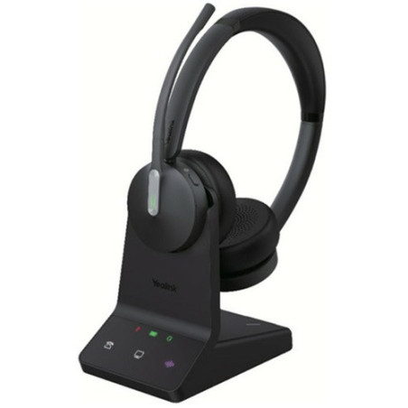 Yealink (WH64-Mono-Teams) Microsoft Teams Certified DECT/Bluetooth Wireless Headset, Mono, with Base Station/Carrying bag