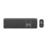 Logitech SIGNATURE SLIM COMBO MK950 -Graphite Keyboard Full-size layout with number pad Mouse 1000 DPI 1-Year Limited Hardware W
