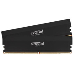 CRUCIAL PRO 32GB KIT (2X16GB) DDR5 DESKTOP MEMORY, PC5-48000, 6000MHz, CL36, HEATSINK OVERCLOCKING, LIFE WTY