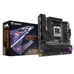 Gigabyte B650M AORUS ELITE AX 1.3 AMD AM5 ATX Motherboard 4x DDR5~128GB,2x PCIe x16, 2x M.2, 4x SATA 6, 7x USB 3.2, 1x USB-C, 4x