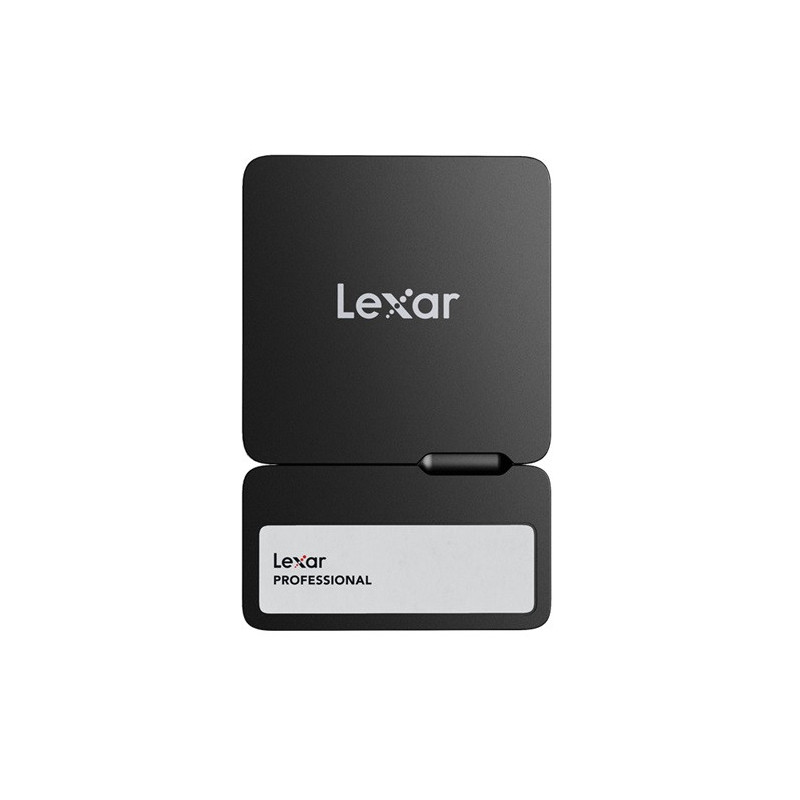 Lexar Professional GO SL400 Portable SSD with Hub, USB 3.2 Gen 2, 1TB, Black, 2 Years Warranty