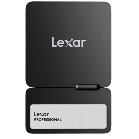 Lexar Professional GO SL400 Portable SSD with Hub, USB 3.2 Gen 2, 1TB, Black, 2 Years Warranty
