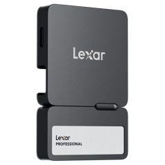 Lexar Professional GO SL400 Portable SSD with Hub, USB 3.2 Gen 2, 2TB, Black, 2 Years Warranty