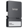 Lexar Professional GO SL400 Portable SSD with Hub, USB 3.2 Gen 2, 2TB, Black, 2 Years Warranty