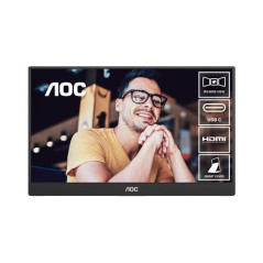 AOC 16T10 15.6" IPS USB-C Business Mobile Monitor Speaker