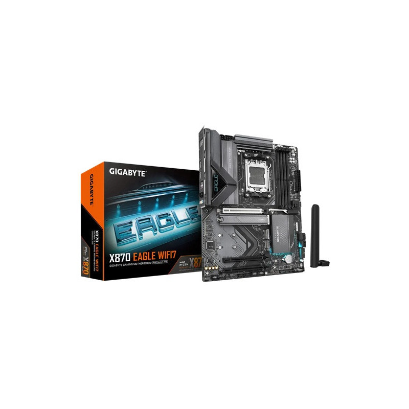 AMD X870; AMD Socket AM5 Supports AMD Ryzen 9000 / 8000 / 7000 Series Processors;Digital twin 14+2+2 phases VRM solution;Dual Ch