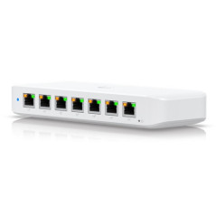 Ubiquiti Ultra 42W, Compact Layer 2, 8-port GbE PoE Switch, Versatile Mounting Options, 7 PoE/PoE+ No Power Supply, PoE++ Input,