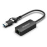 Simplecom NU405C SuperSpeed USB-C and USB-A to 2.5G Ethernet Network Adapter 2.5Gbps LAN