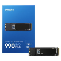 SAMSUNG (990 EVO PLUS) 1TB, M.2 INTERNAL NVMe PCIe SSD, 7150R/6300W MB/s, 5YR WTY