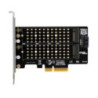 Simplecom EC412v2 NVMe and SATA M.2 SSD to PCIe x4 Expansion Card