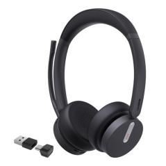 Yealink (BH70-D-Teams-C/A) Microsoft Teams Certified Stereo Bluetooth Headset, Dual, USB-C/A