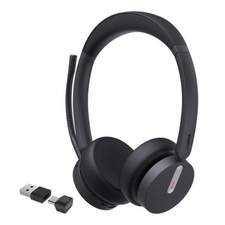 Yealink (BH70-D-Teams-C/A) Microsoft Teams Certified Stereo Bluetooth Headset, Dual, USB-C/A