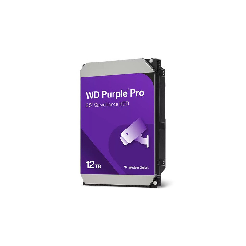WD Purple Pro 12TB 3.5" Surveillance HDD 7200RPM 256MB SATA3