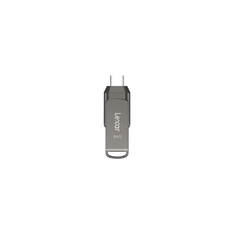 Lexar JumpDrive D400 64GB BL Titanium USB 3.1 Type-C, up to 100MB/s read