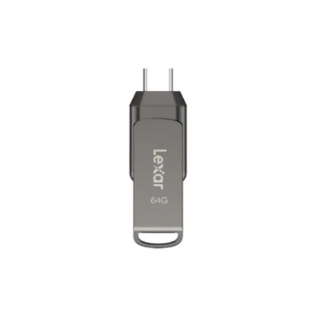 Lexar JumpDrive D400 64GB BL Titanium USB 3.1 Type-C, up to 100MB/s read