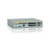 Allied Telesis L2+ switch with 8 x 10/100/1000T PoE ports and 2 x 100/1000X SFP ports, AU Power Cord