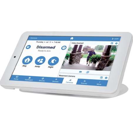 Alula Security - 7" Touchpad - Slimline White with DeviceLink Card