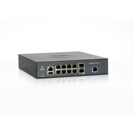 Cambium cnMatrix EX1010-P, Intelligent Ethernet PoE+ Switch, 8 1Gbps and 2 1Gbps SFP fiber ports