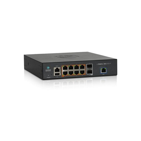 Cambium cnMatrix EX2010-P, Intelligent Ethernet PoE+ Switch, 8 1G and 2 SFP fiber ports - AUS/NZ power cord