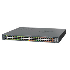 Cambium cnMatrix EX3052R-P, Intelligent Ethernet Switch, 48 1G(24 PoE+ ports and 24 4PPoE ports(60W)) and 4 SFP+ ports, ,  Dual/