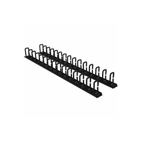 CyberPower CRA30007 VERTICAL FLEXIBLE RING CABLE MANAGER, 6FT (1.8M), TOOLLESS MOUNTING (2X 3FT SECTIONS)