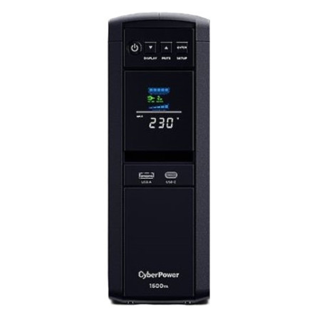 CyberPower Systems PFC Sinewave Series 1350VA/810W Tower UPS - 2* 12V/7AH - 6x AU & 1x USB-A + 1x USB-C Charging Ports - 2 Yrs A