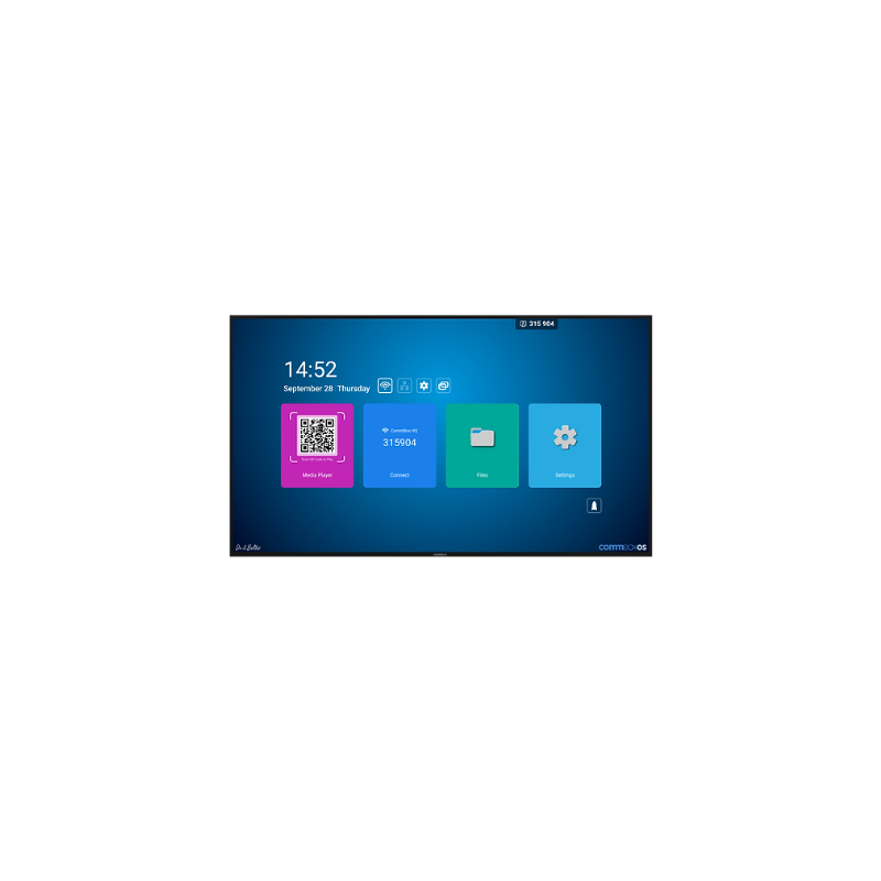 CommBox (CBDI0175) Intelligent Display 75" 4K UHD Display, WiFi, LAN, Hdmi, DP, Vga, Wall Bracket, 5Yr Wty