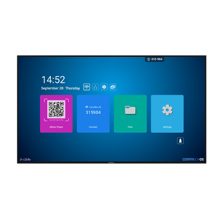 CommBox (CBDI0175) Intelligent Display 75" 4K UHD Display, WiFi, LAN, Hdmi, DP, Vga, Wall Bracket, 5Yr Wty