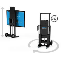 Commbox (CBMATE) This unique, heavy-duty electronically operated lift makes it easy for anyone to move, service and install wall