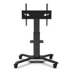 Commbox (CBMOBC) Cadence single column motorised adjustable height mobile stand, that suits touchscreens & displays from 55" to 