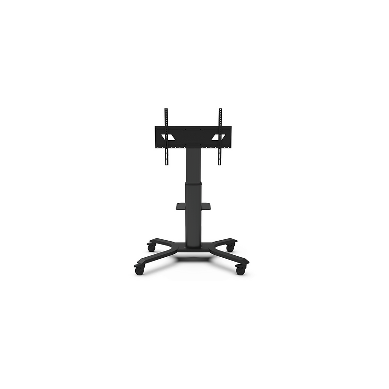 Commbox (CBMOBC) Cadence single column motorised adjustable height mobile stand, that suits touchscreens & displays from 55" to 