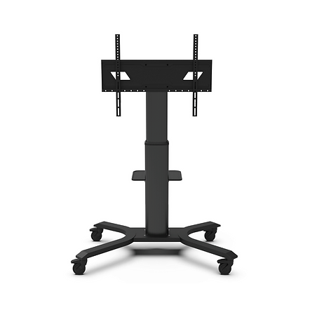 Commbox (CBMOBC) Cadence single column motorised adjustable height mobile stand, that suits touchscreens & displays from 55" to 