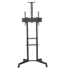 Commbox (CBMOBD) Mobile, adjustable fixed height stand to suit 32" - 65" screens (45.5kg load capacity). Ideal for mobile video 
