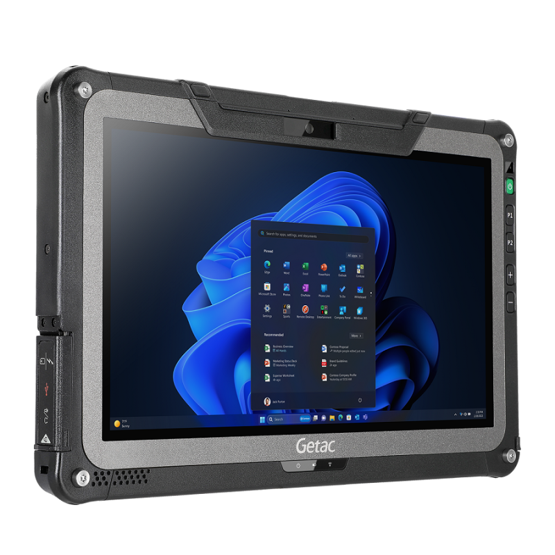 Getac F110G7 - i5-1335U, 11.6" + Webcam, Win11+8GB, 256GB PCIe SSD, SR FHD+TS+stylus, ANZ Power Cord, Rear Camera+Standard Batte