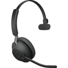 Jabra Evolve2 65 MS Mono USB Bluetooth Headset (inc Charging Stand) - Black