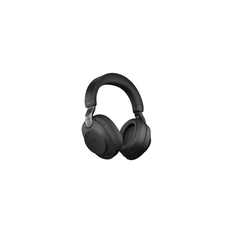 Jabra Evolve2 85 MS USB-C Stereo Bluetooth Headset w/ Charging Deskstand - Black