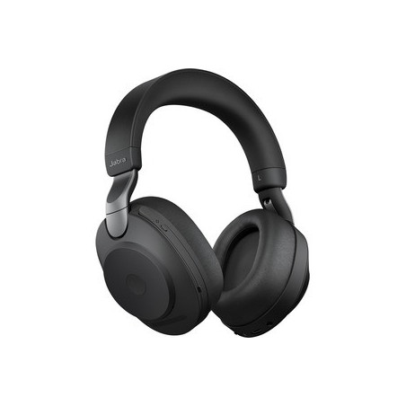 Jabra Evolve2 85 MS USB-C Stereo Bluetooth Headset w/ Charging Deskstand - Black