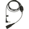 Jabra QD to 3.5mm w/PTT 0.5m Straight Cord