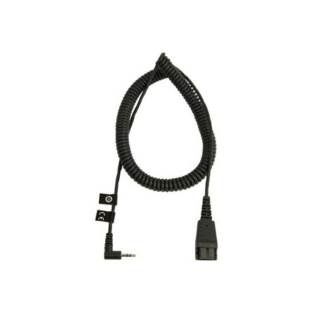 Jabra (8800-01-46) Cord - QD to 2.5mm, 2m Curly