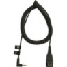 Jabra (8800-01-46) Cord - QD to 2.5mm, 2m Curly