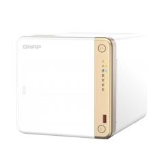 QNAP TS-462-4G, 4-Bay desktop NAS,Intel Celeron N4505 dual-core, 4 GB DDR4 onboard not expandable, 4 x 3.5"/2.5" SATA 6Gb/s driv