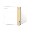 QNAP TS-462-4G, 4-Bay desktop NAS,Intel Celeron N4505 dual-core, 4 GB DDR4 onboard not expandable, 4 x 3.5"/2.5" SATA 6Gb/s driv
