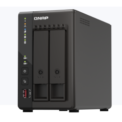 QNAP TS-253E-8G, 2-bay desktop NAS, Intel Celeron J6412 4C 2.0GHz, burst 2.6GHz, onboard 8GB RAM, 2 x HDMI 1.4b, 2x M.2 2280 PCI