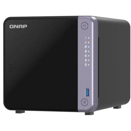 QNAP TS-432X-4G 4-Bay NAS,Alpine AL-524 QC 2.0GHz,4GB RAM(up to 16GB),4x 3.5" SATA,1x10GbE SFP+, 2x 2.5GbE RJ45,1x PCIe Gen3, Su