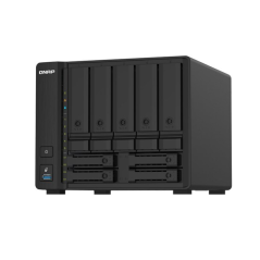 QNAP TS-932PX-4G 9-Bay NAS,AL324 64-bit quad-core 1.7GHz, 4GB DDR4 SODIMM RAM (1 RAM slot, max 16GB), 5x 3.5" and 4x 2.5" drive 
